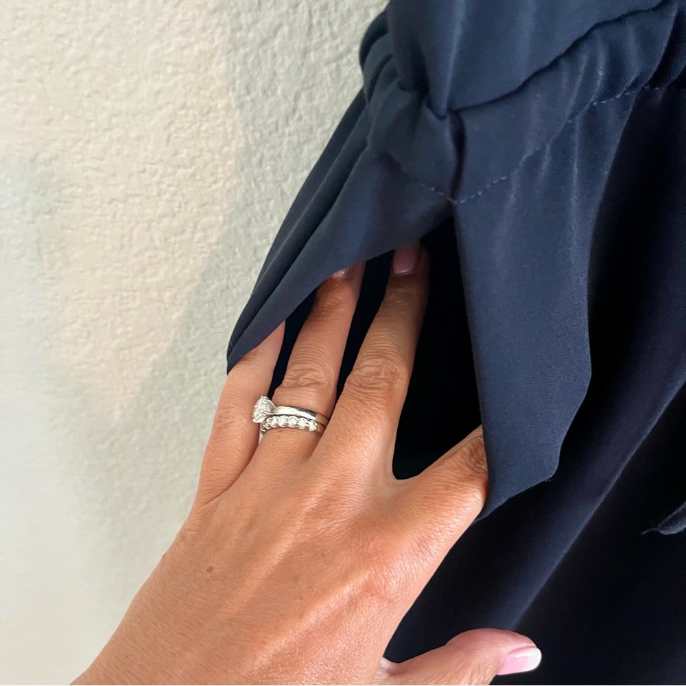 Elegant Navy Jumpsuit - Picture 6 of 7